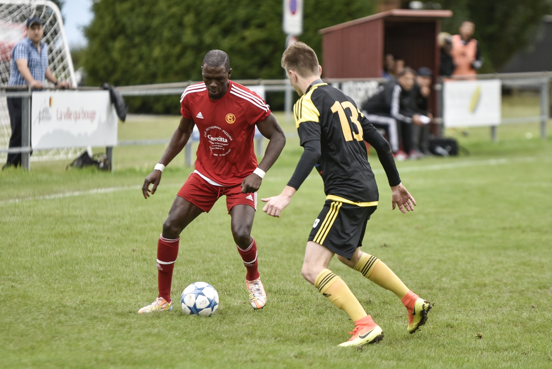 Aubonne, dimanche 18.09.2016, Chène, football, masculin, 2ème ligue, Aubonne vs Bavois II, Amadou Sow, photos Cédric Sandoz