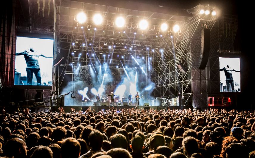 Le groupe The Offspring est très populaire dans les festivals et les stades du monde entier (ici au Chili). Les Américains seront sur la scène du "Venoge" le jeudi 17 août.