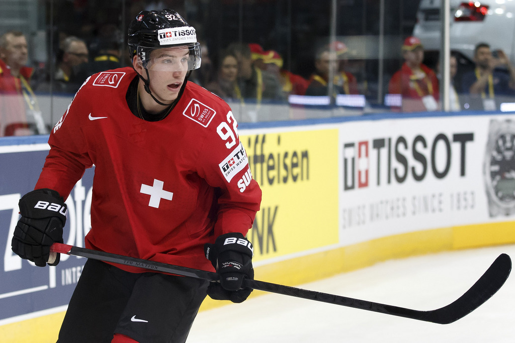 Le joueur de NHL Sven Bärtschi fait partie du contingent suisse pour les prochains Mondiaux de Paris.