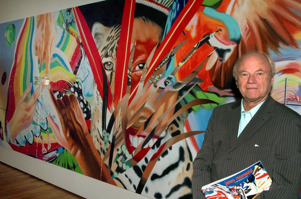 James Rosenquist a joué un rôle essentiel dans l'émergence du pop art avec ses peintures. (archives)