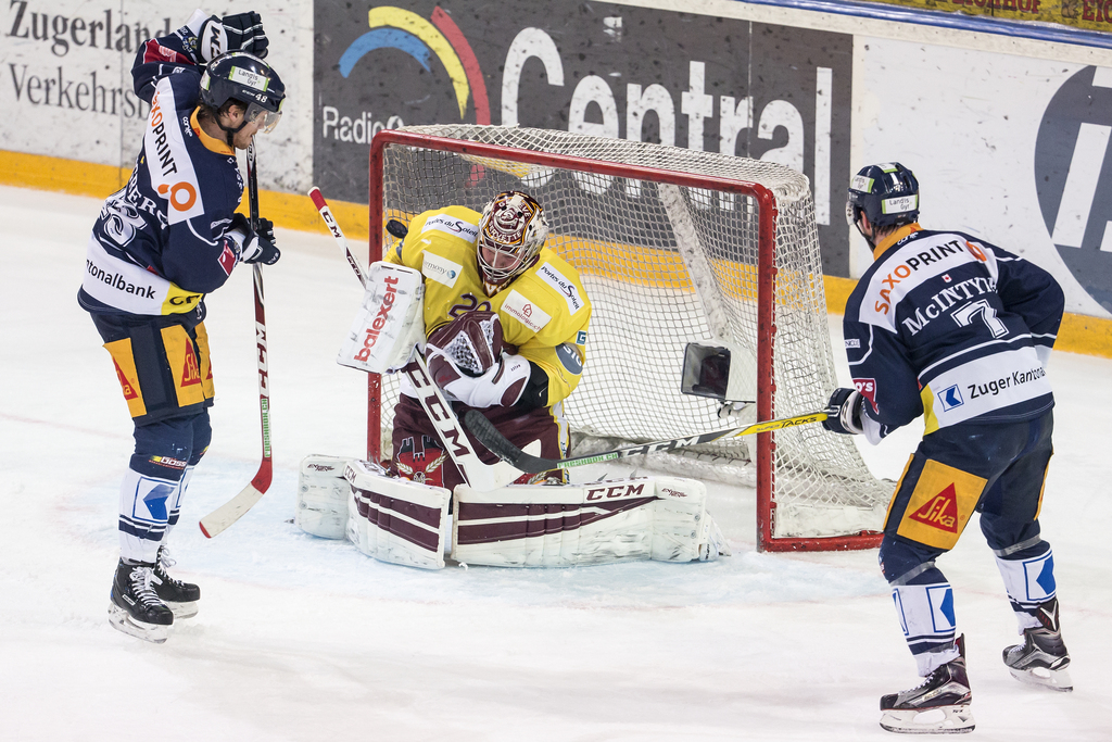 Le portier du GSHC Robert Mayer a passé une très mauvaise soirée.