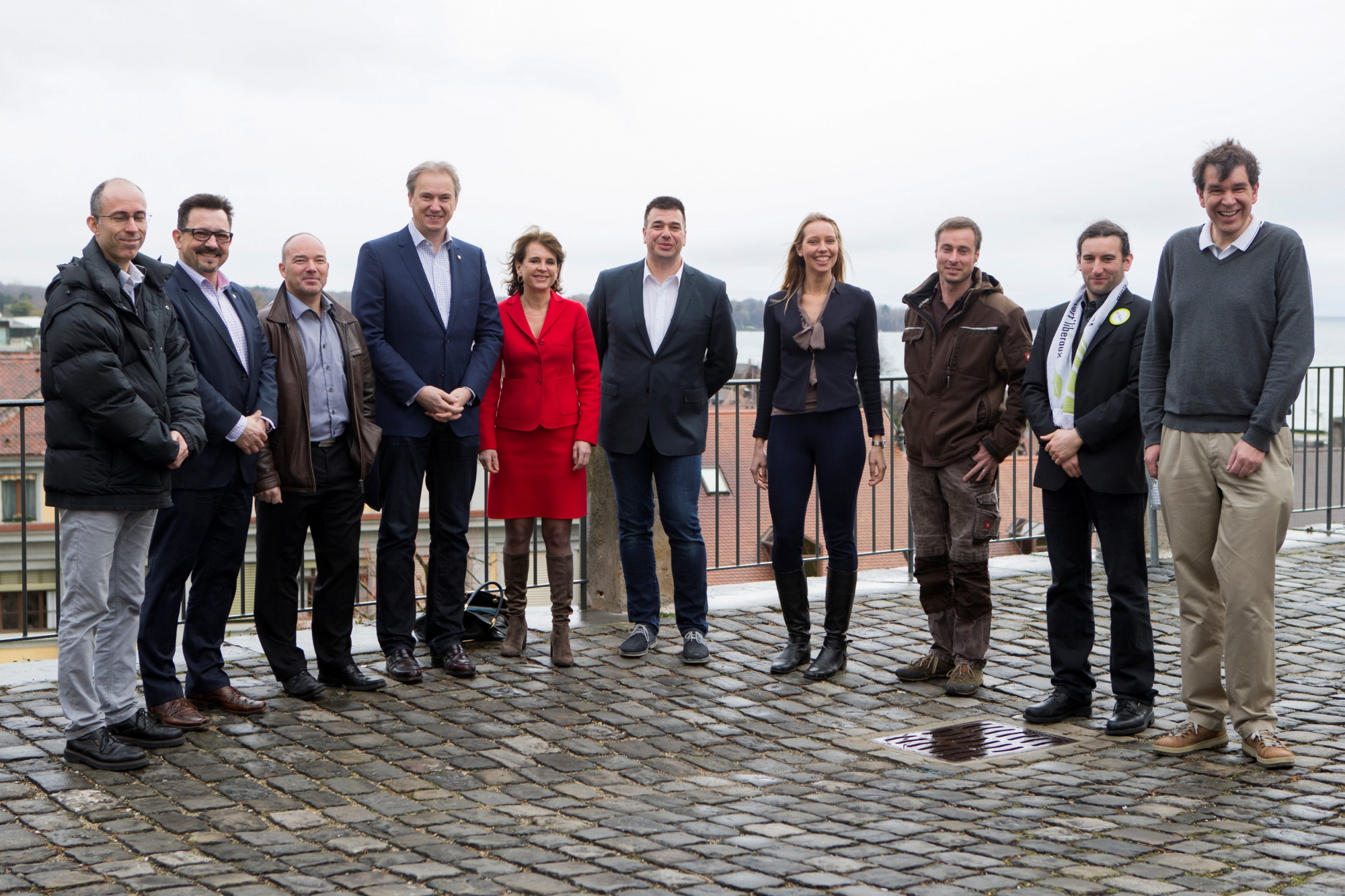 Nyon, mercredi 1er mars 2017
Conférence de presse du Parti vert'libéral de La Côte pour la présentation des candidats à l'élection au Grand Conseil à la salle de la bretèche à Nyon. Olivier Tripet, Vincent Hacker, Patrick Vallat, Laurent Mieville, Dominique-Ella Christin, Nicolas Ray, Cécile Rod, David Jaquet, Sébastien Humbert et Patrick Koppenburg

Sigfredo Haro CP Vert'libéral, Nyon