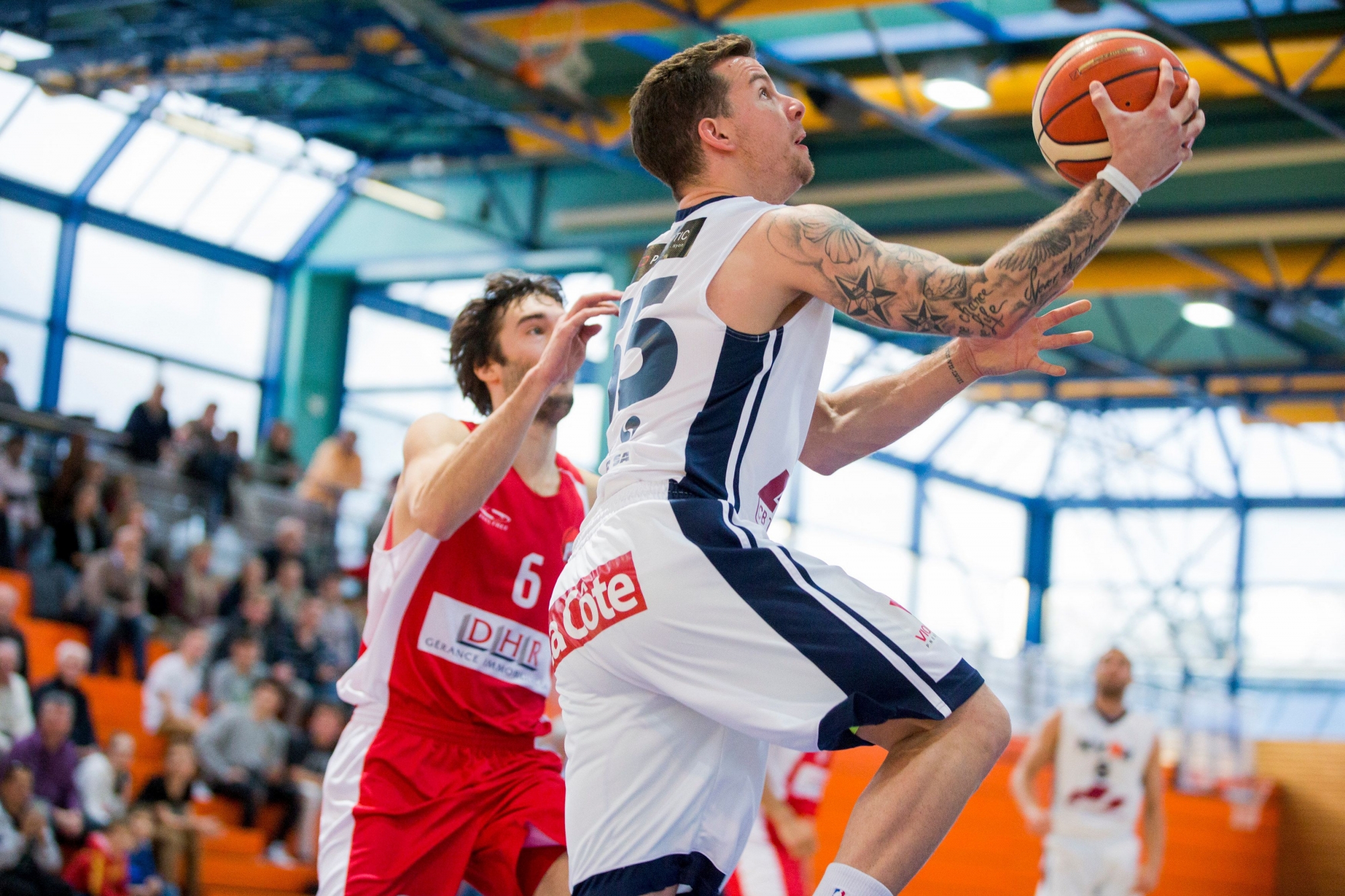 Valentin Zaninetti et le BBC Nyon ont reçu une claque, samedi soir contre Pully.