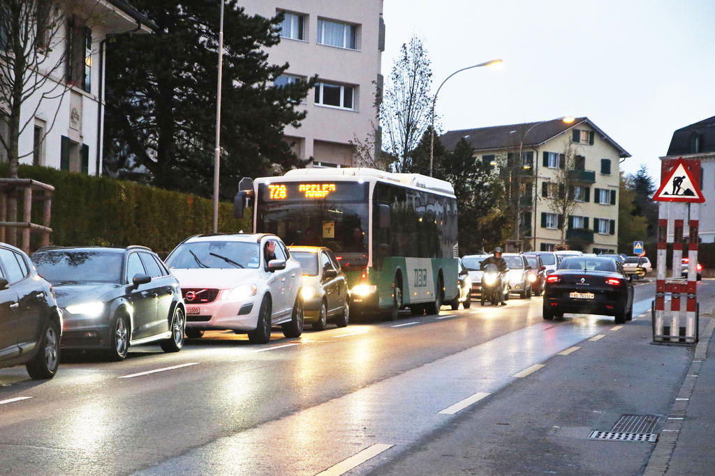 La circulation pourrait être compliquée sur l'avenue Marcelin à Morges.