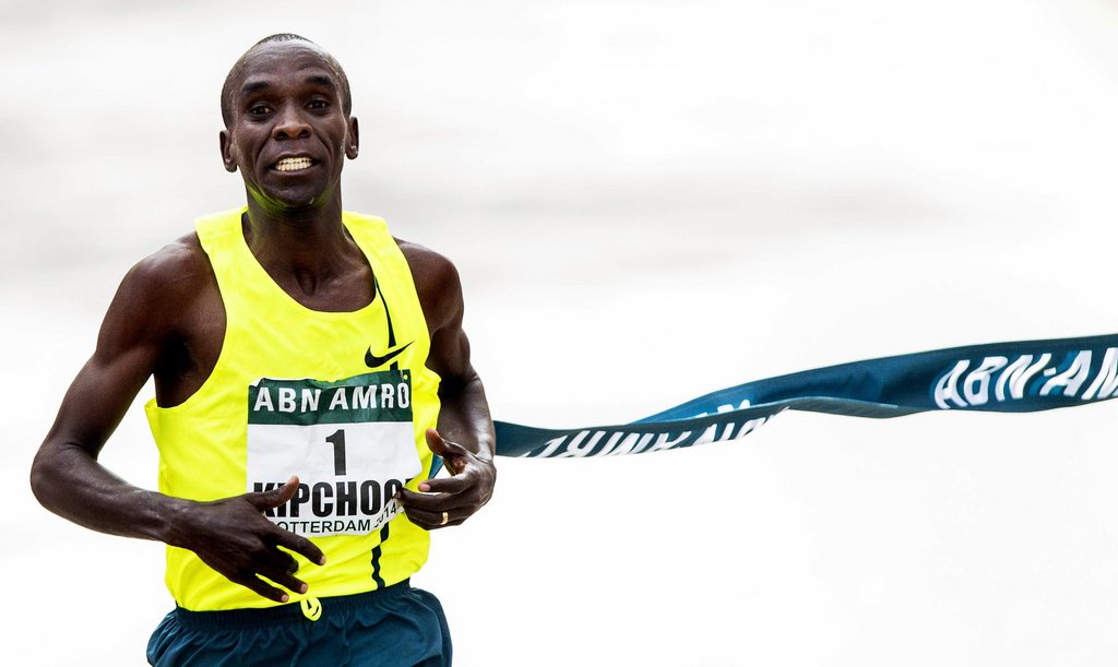 Eliud Kipchoge, net favori, est très déterminé: "Je veux marquer l'histoire. Je suis 100% confiant de pouvoir y parvenir".