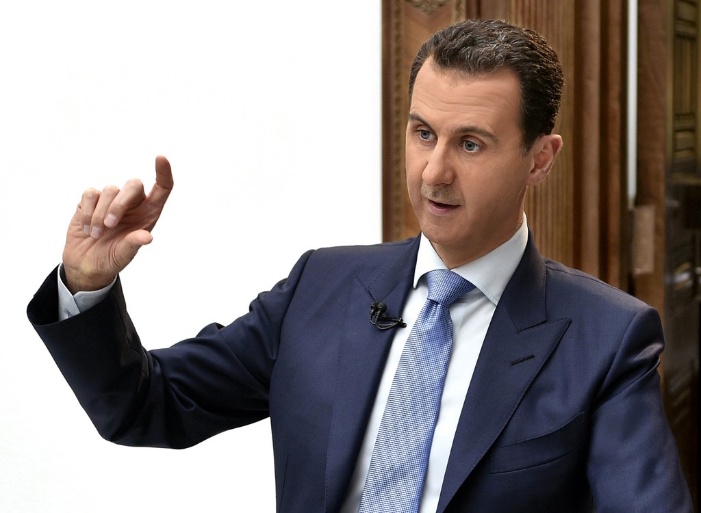 Bachar al-Assad assure que l'Occident a monté l'attaque chimique pour pouvoir bombarder la Syrie.