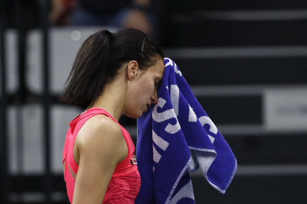 Viktorija Golubic s'est inclinée face à Aliaksandra Sasnovich qu'elle retrouvera dans 10 jours en Fed Cup.