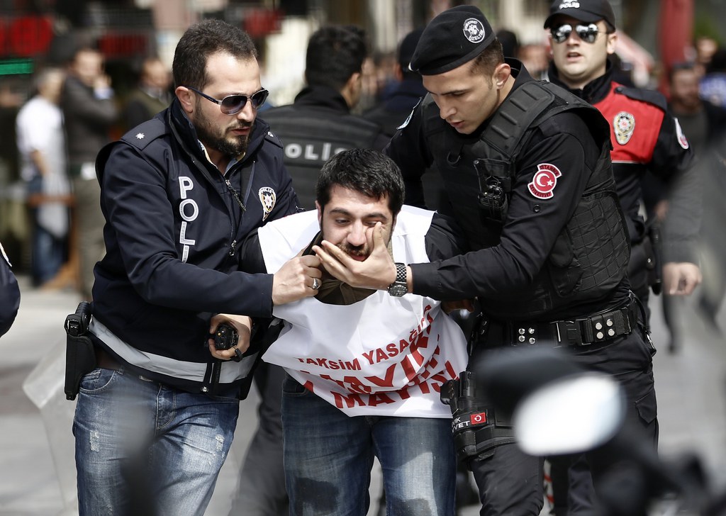 Les manifestants souhaitaient rallier la place Taksim à l'occasion du 1er mai.