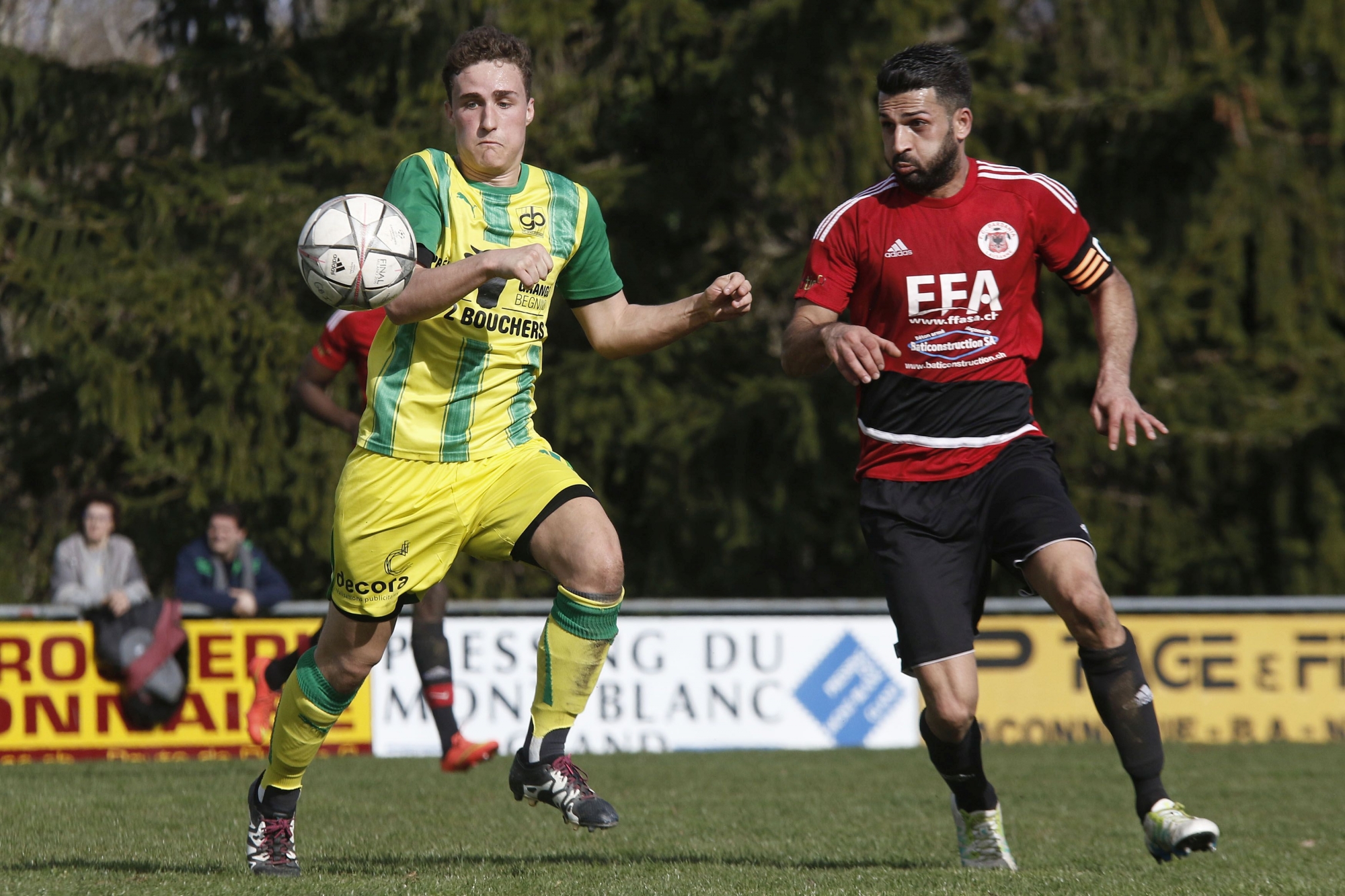 Genolier, Gravières, Dimanche 19 mars 2017, Football, 2e ligue inter, Genolier-Begnins, Numéro 17 de GB Gervaix Nathan, Photos Céline Reuille