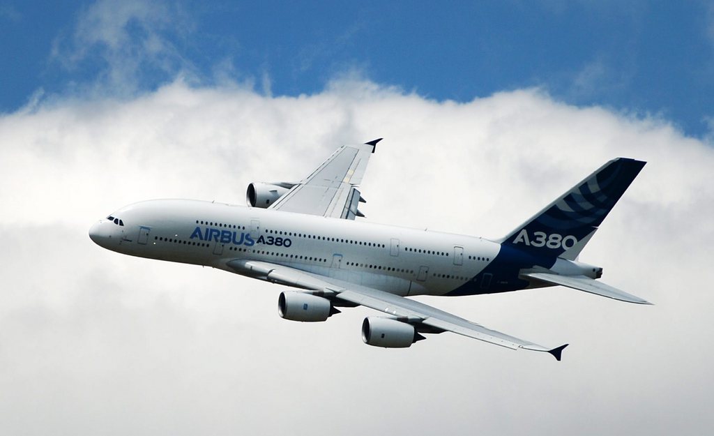 Un Airbus A380.