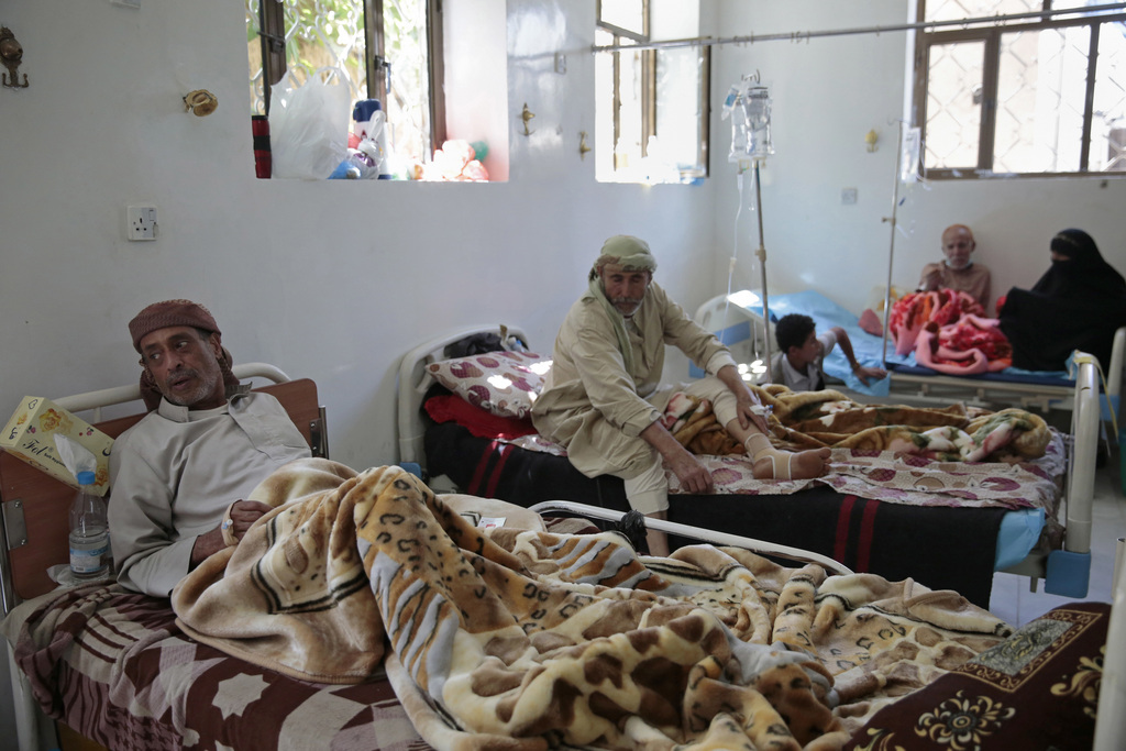 Les infrastructures sanitaires sont désorganisées suite à la guerre civile, au Yémen. 