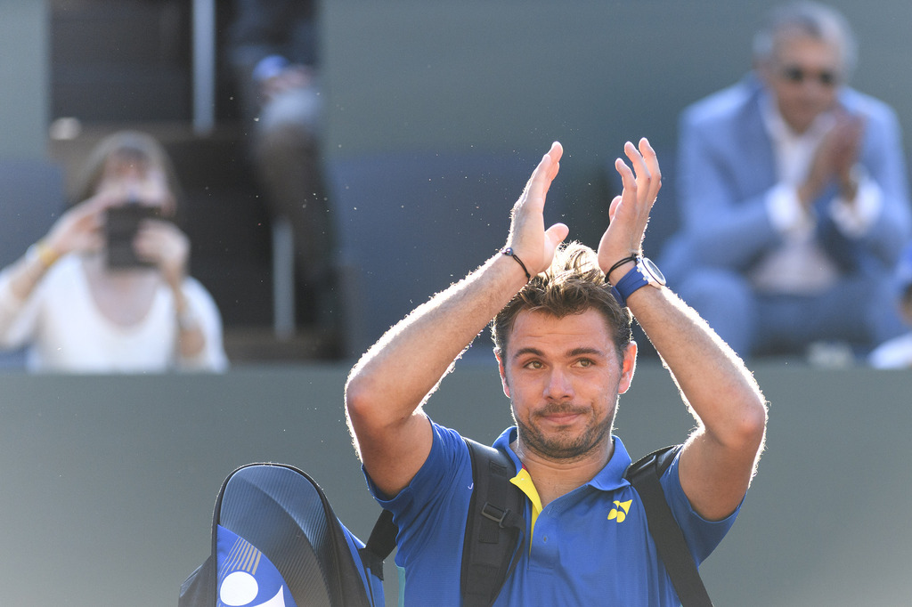 "Stan" s'est imposé alors que son adversaire s'est blessé durant le match.