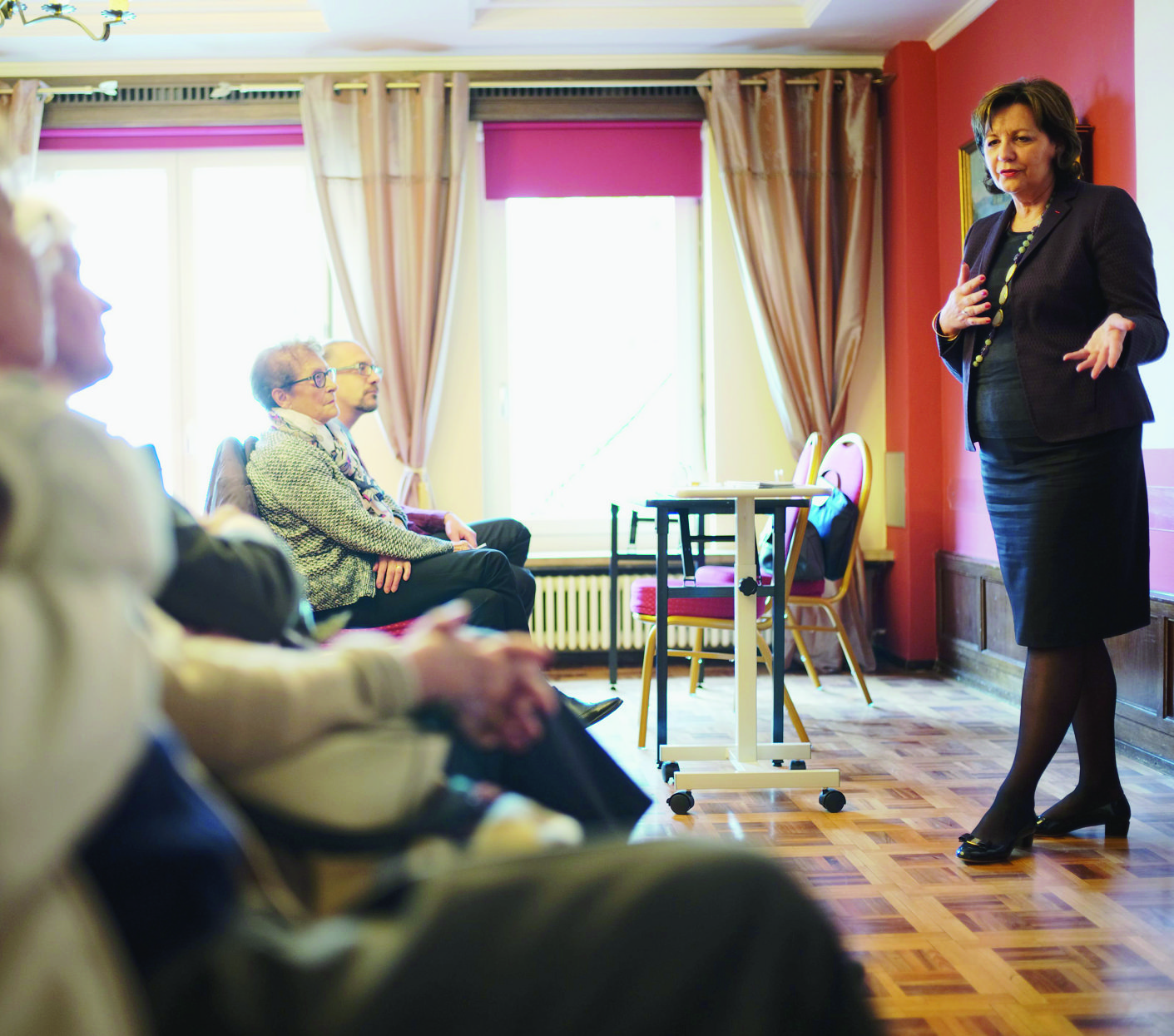 Claudine Schmid candidate républicaine pour la Suisse

LA CHAUX-DE-FONDS 19/05/2017
Photo: Christian Galley