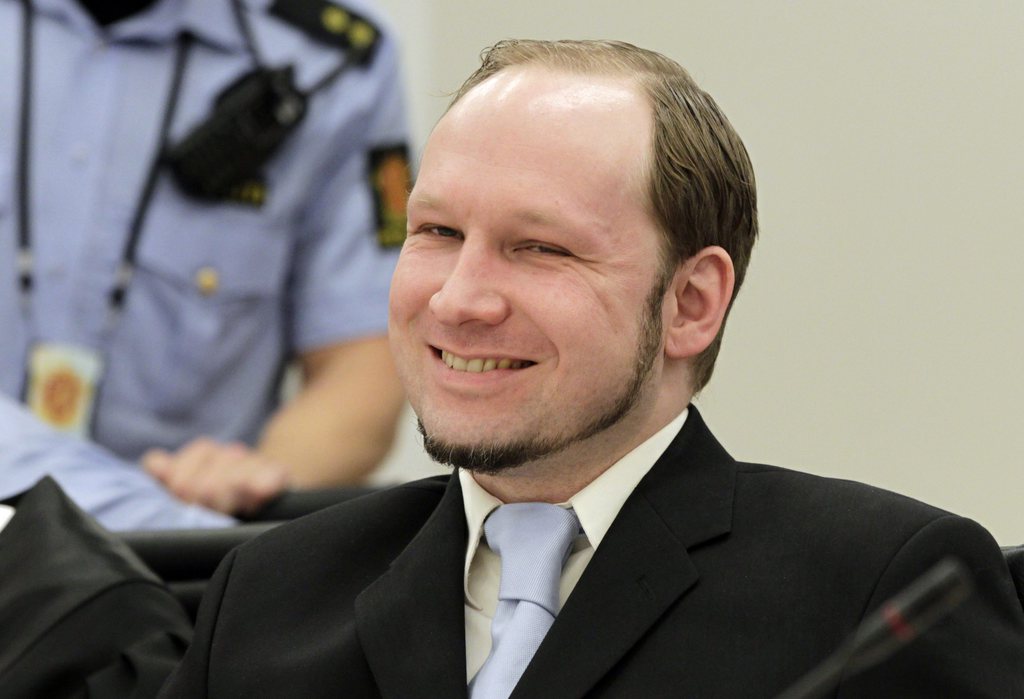 Breivik n'a pas montré de signe de tensions jeudi au moment du réquisitoire du Parquet.