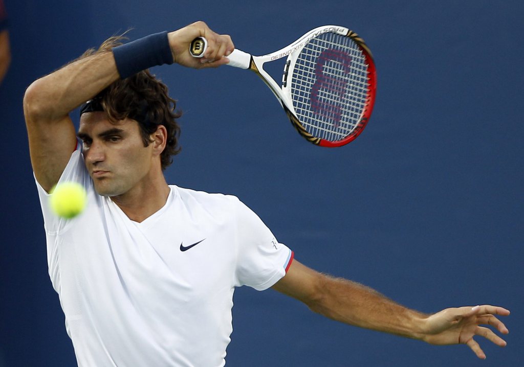 Federer n'a pas tremblé face au jeune talent Tomic.