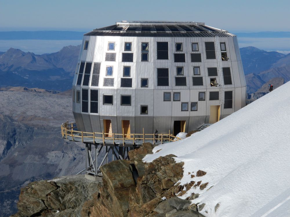 Le refuge du Goûter, dont le projet est piloté par un Valaisan, n'aura pas sa fête d'inauguration.