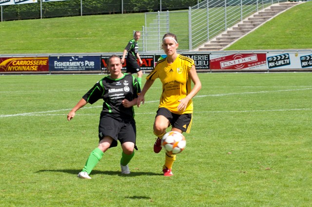 Emily Shaw et les Nyonnaises ont gagné contre Steffisburg.