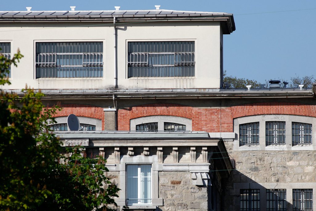 L'entrée de la prison de Bois-Mermet.