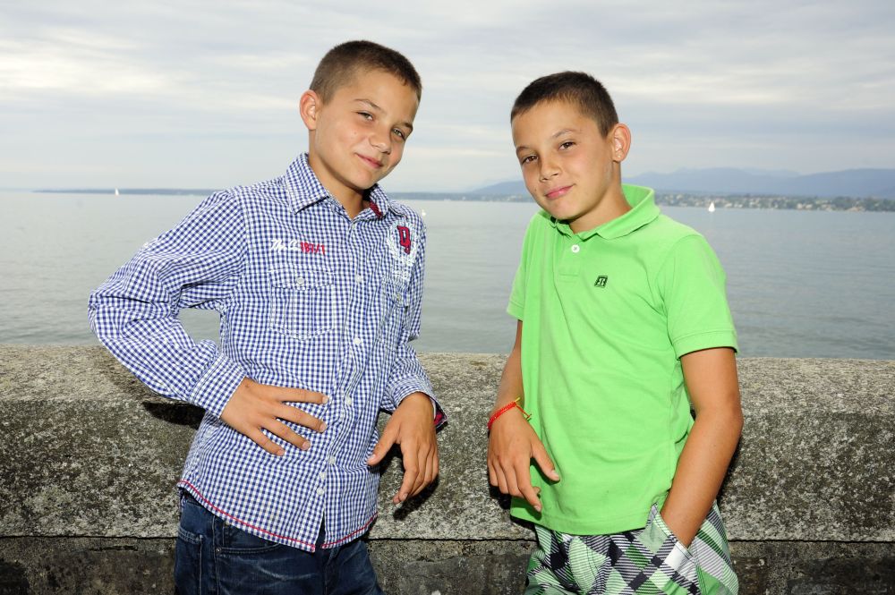 Anthony et Ludovic sont deux des neuf enfants de la famille Pignial. Ils seront en piste samedi pour la course de caisses à savon à Commugny, avec quatre autres membres de leurs fratrie.