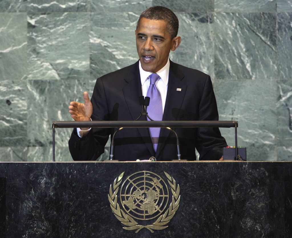 Obama a de nouveau plaidé la cause des rebelles syriens à l'ONU. 