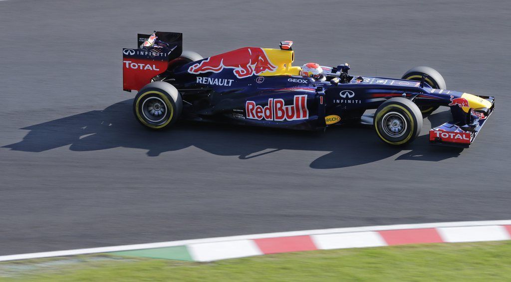 Le pilote Red Bull Sebastian Vettel a devancé Massa et Kobayashi.