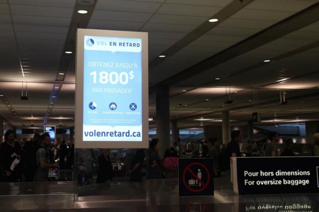 Une société s'est vue interdire d'afficher sa publicité dans les aéroports de Montréal et de Toronto