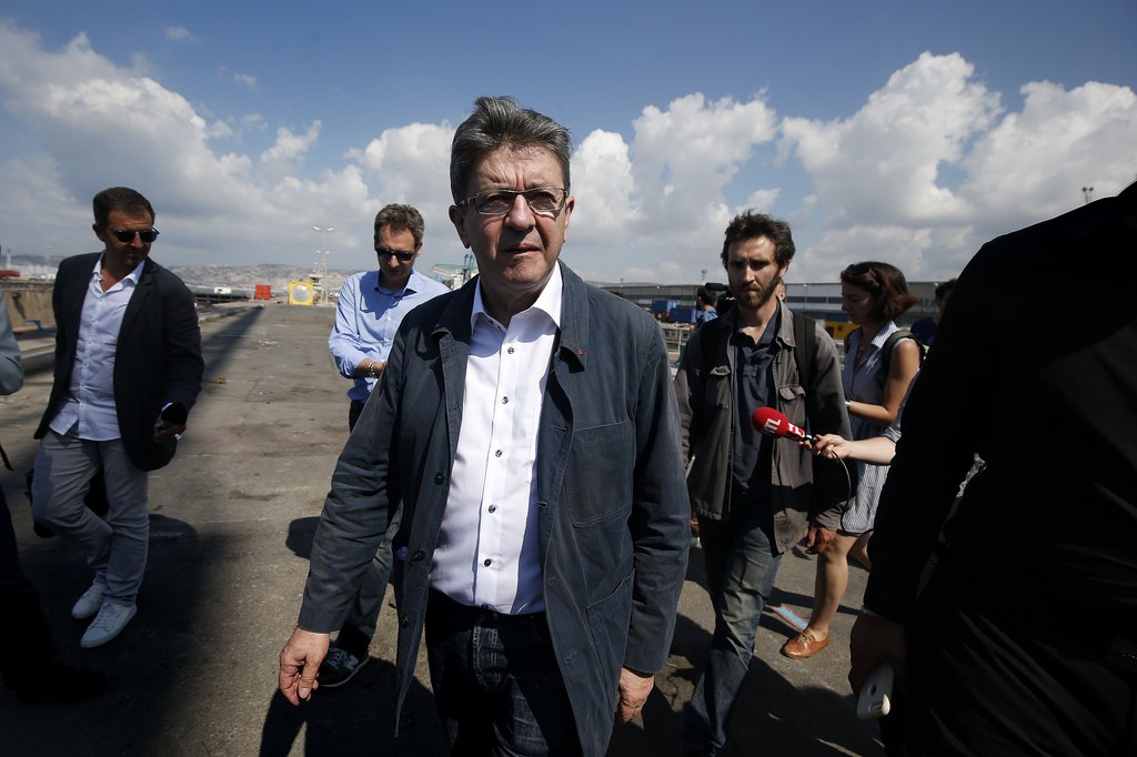 Jean-Luc Melenchon a eu une mauvaise surprise pendant sa visite de Marseille. 