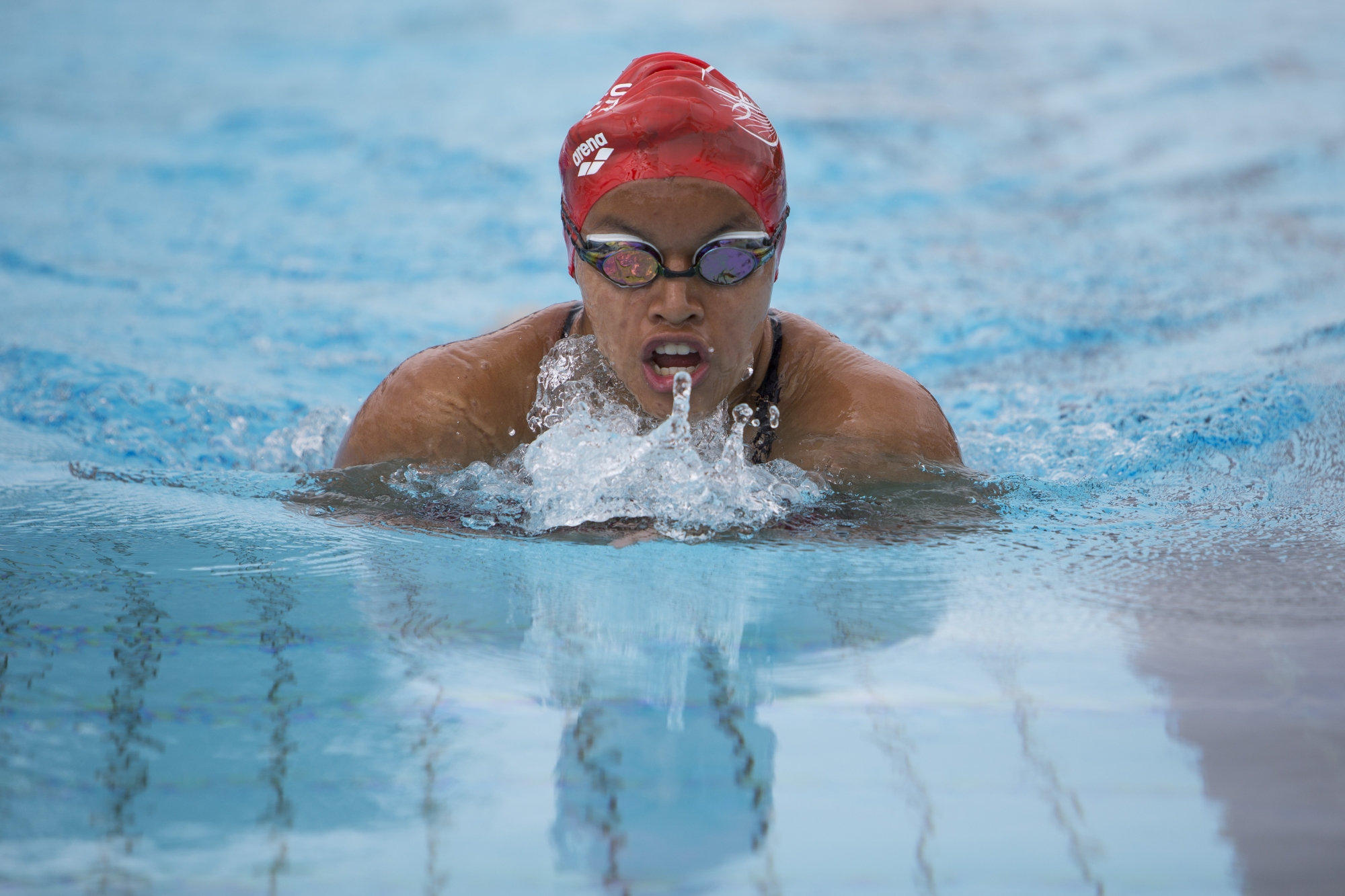 Dimanche 4 juin 2017 a eut lieu la 32ème édition du meeting de natation de la Côte, à Morges.
Rosalie Marguerat (Morges) remporte l'épreuve 27 dans la catégorie Dames 84 ans et moins, 100m Brasse.