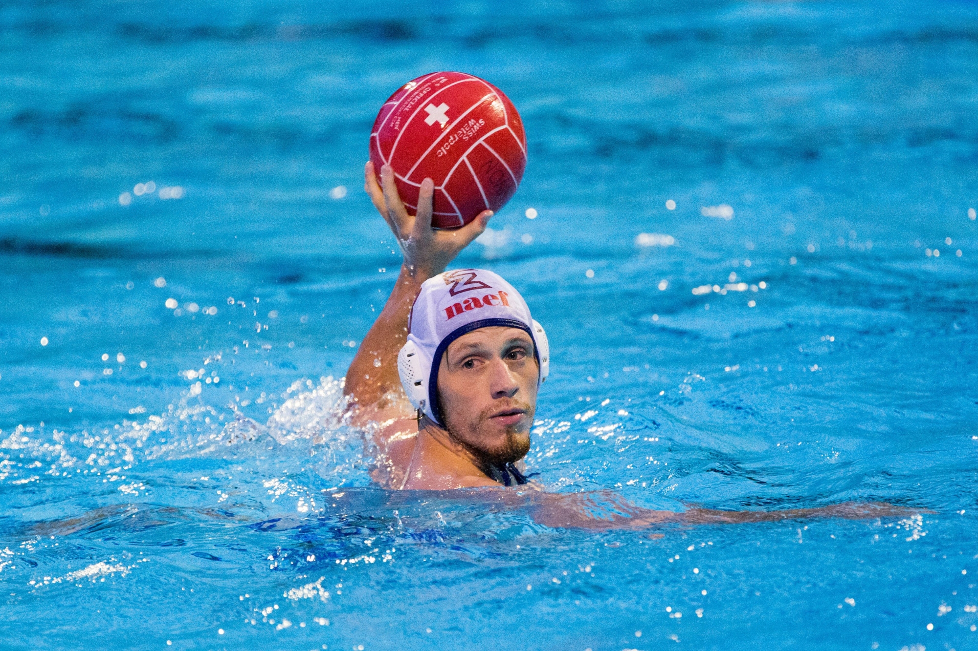 Nyon, mercredi 31 mai 2017
Piscine du Colovray, Water-polo, LNB, CN Nyon – Lausanne Natation. #3 Adrien Gothuey 

Sigfredo Haro