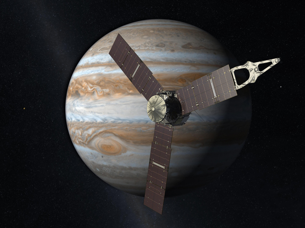Juno, une mission de 1,1 milliard de dollars, doit rester au total une vingtaine de mois autour de la plus grande planète du système solaire. 
