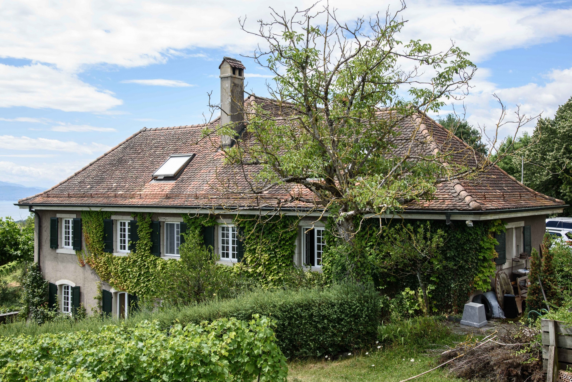 Aubonne, mercredi 12 juillet 2017, route de Bougy 53, photos de la villa qui sert de locaux pour l'Ecole Germaine de Stael, photos Cédric Sandoz