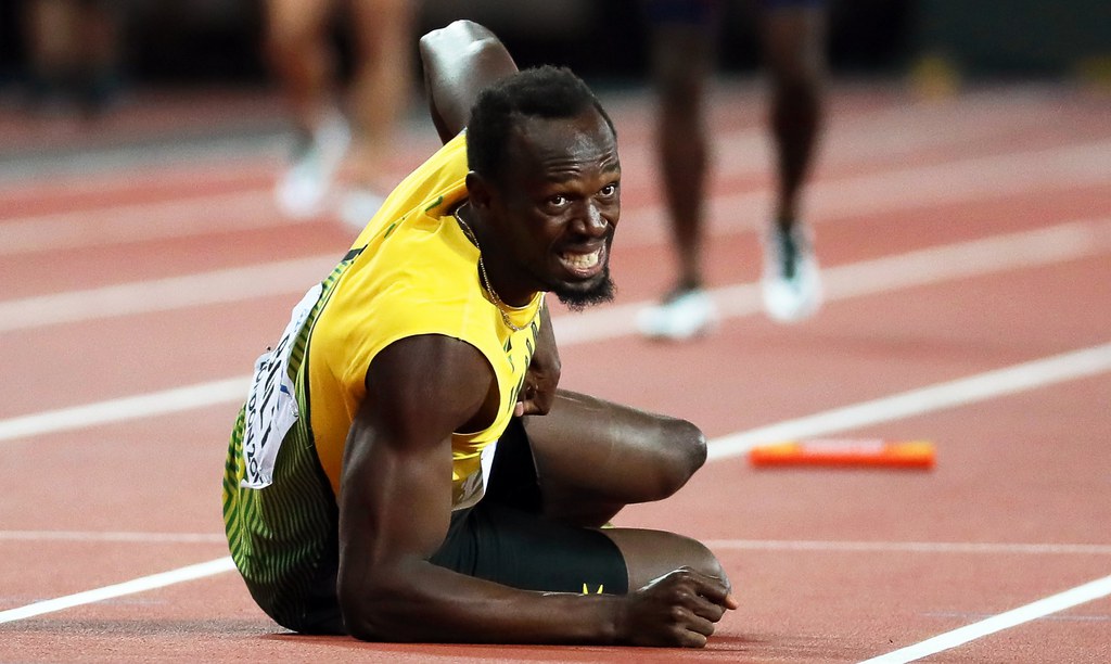 Bolt ne voulait pas finir sur un forfait.