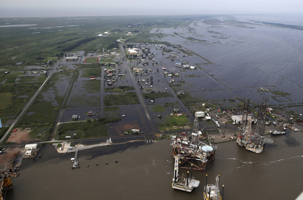 Harvey a frappé vendredi le Texas frontalier du Mexique et provoqué des inondations sans précédent.