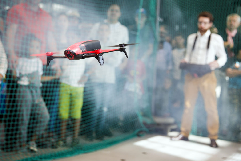 A l'EPFL, les Suisses ont pu montré leur matériel volant à l'occasion des Drones Days.