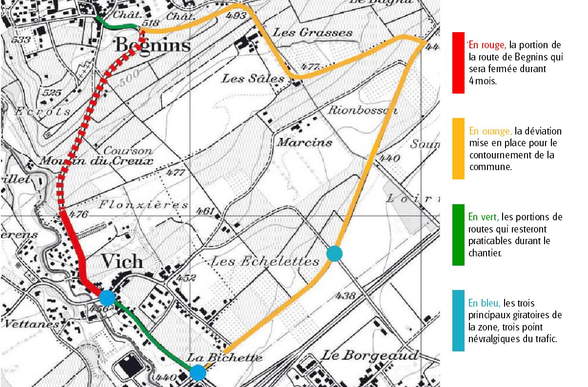 Les travaux dureront jusqu'au deux tiers du mois de décembre.