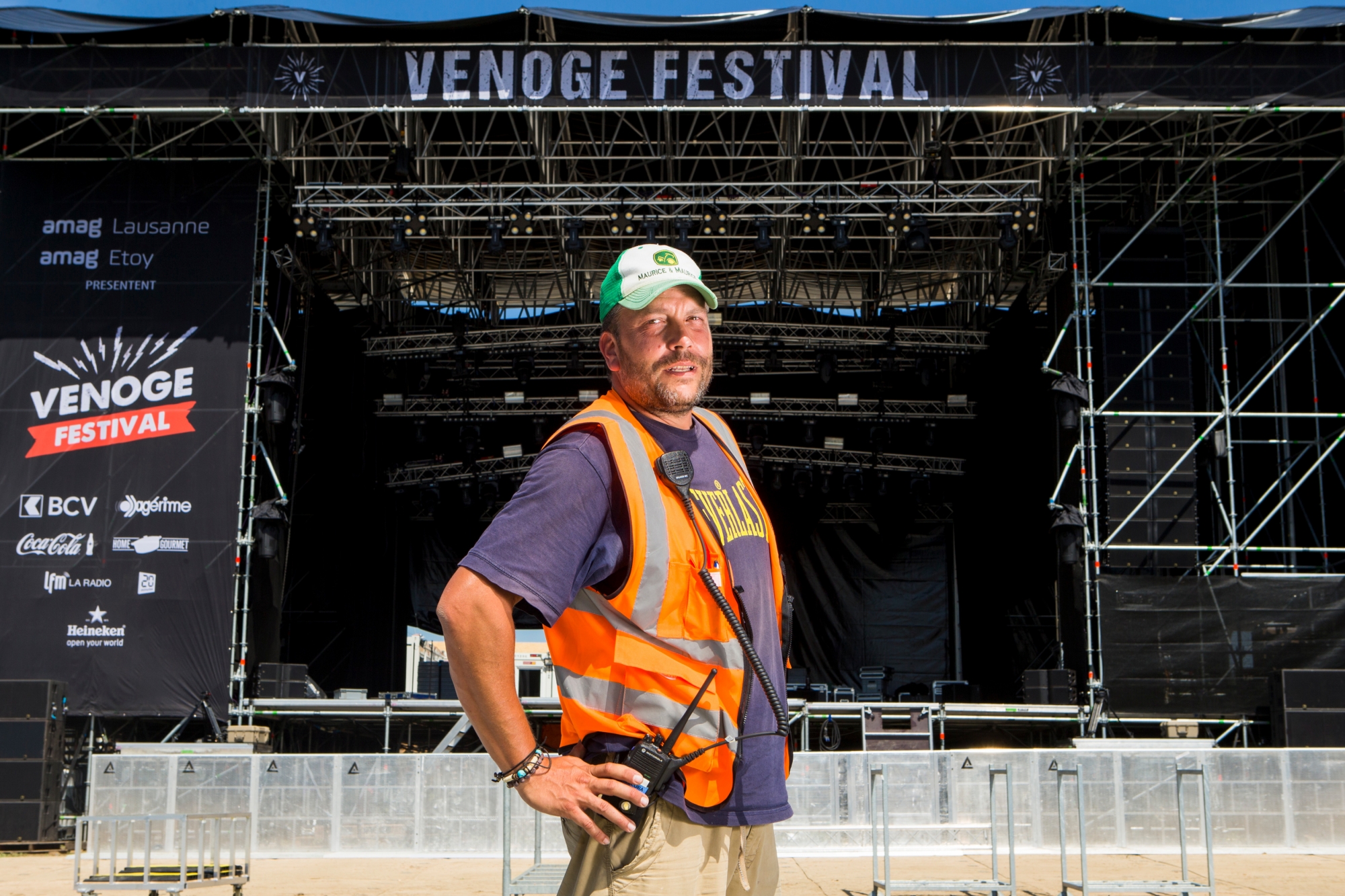 Greg Fischer est le nouveau président du Venoge festival. Il occupe également le poste de programmateur.
