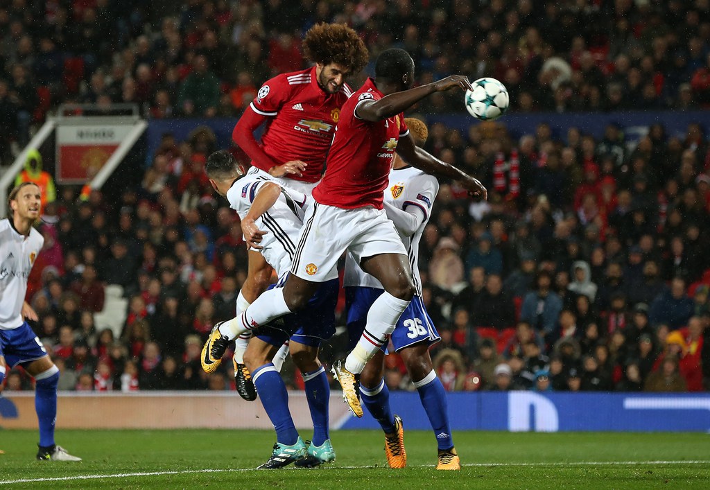 Entré à la place de Pogba blessé, le Belge Marouane Fellaini a fait mal aux Bâlois en ouvrant la marque.