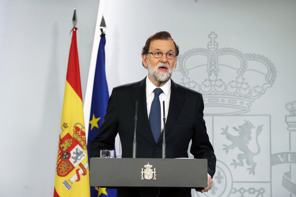 Pour Mariano Rajoy, l'Etat de droit a prévalu en Catalogne avec l'empêchement de la tenue d'un référendum d'autodétermination, interdit par la justice.