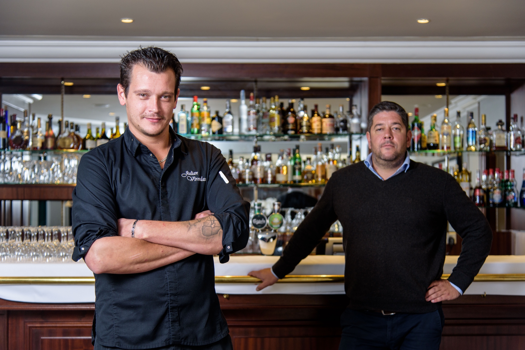 Julian Viroulaud (en cuisine) et Collin Kunz (à la direction) ont donné un nouveau souffle gastronomique à leur établissement.