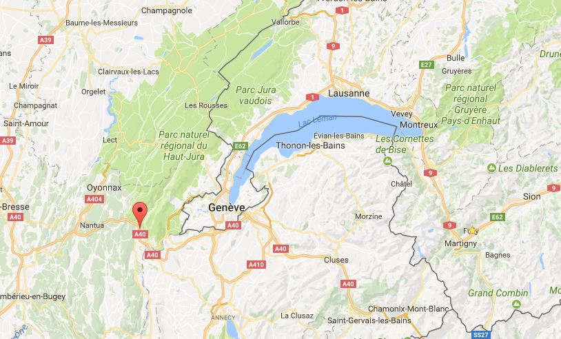 Le drame s'est produit vers 13h30 à Châtillon-en-Michaille, un village de l'Ain situé tout près de Genève.