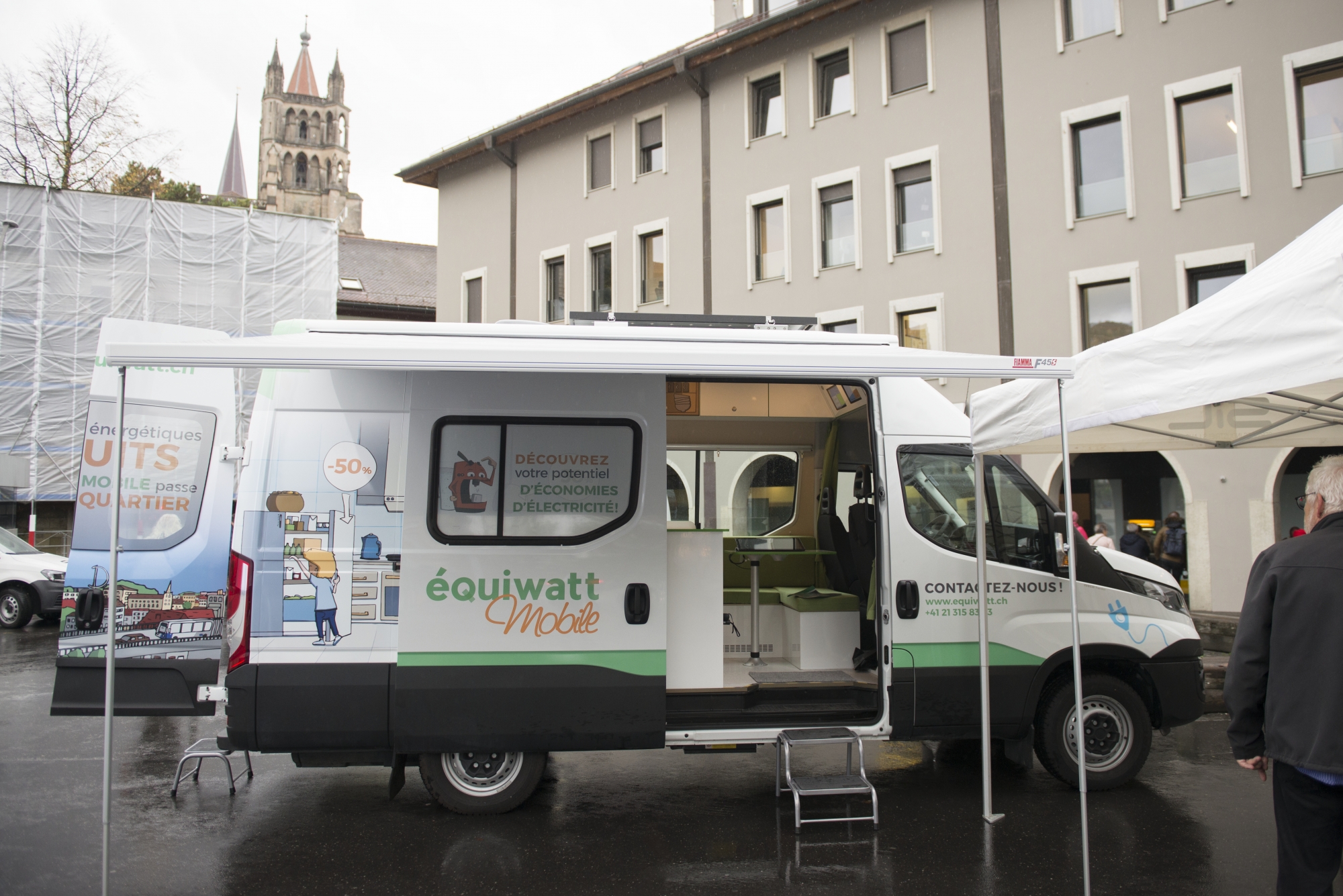 Le mini-bus électrique sillonnera les rues de Lausanne