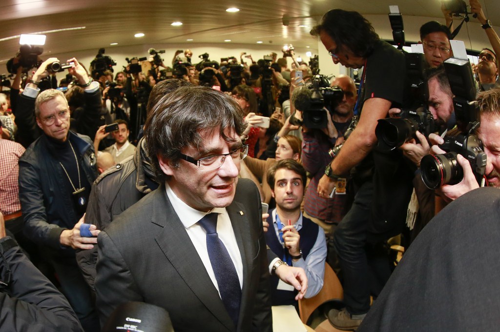 Carles Puigdemont s'est réfugié à Bruxelles après sa destitution (archives).