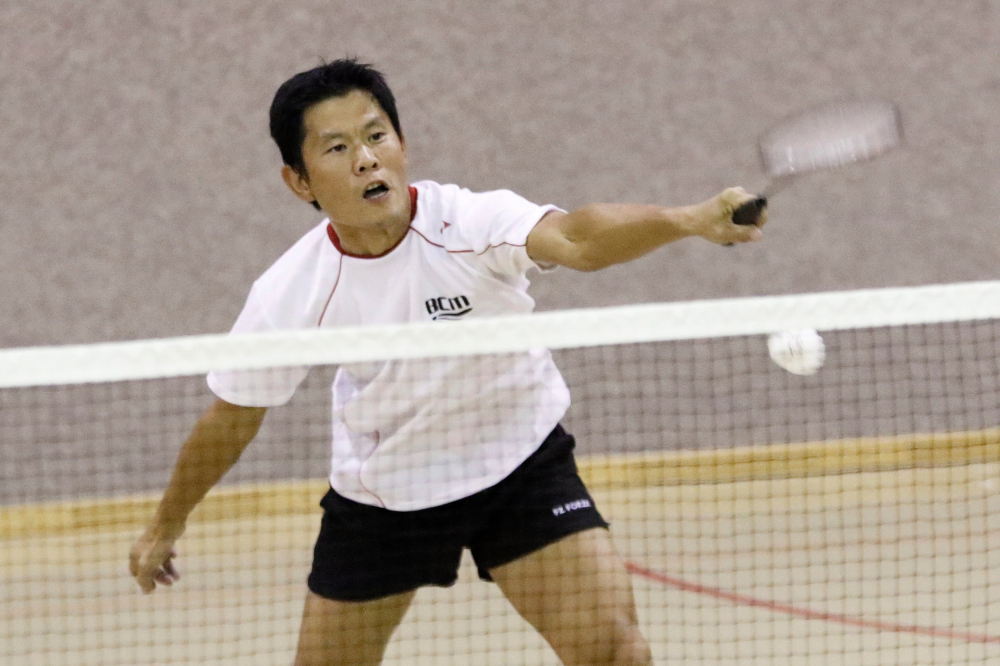 Morges, Petit-Dézaley, Vendredi 29 septembre 2017, Badminton, 1re ligue, Morges vs LUC, Khauv Khieng, Photos Céline Reuille