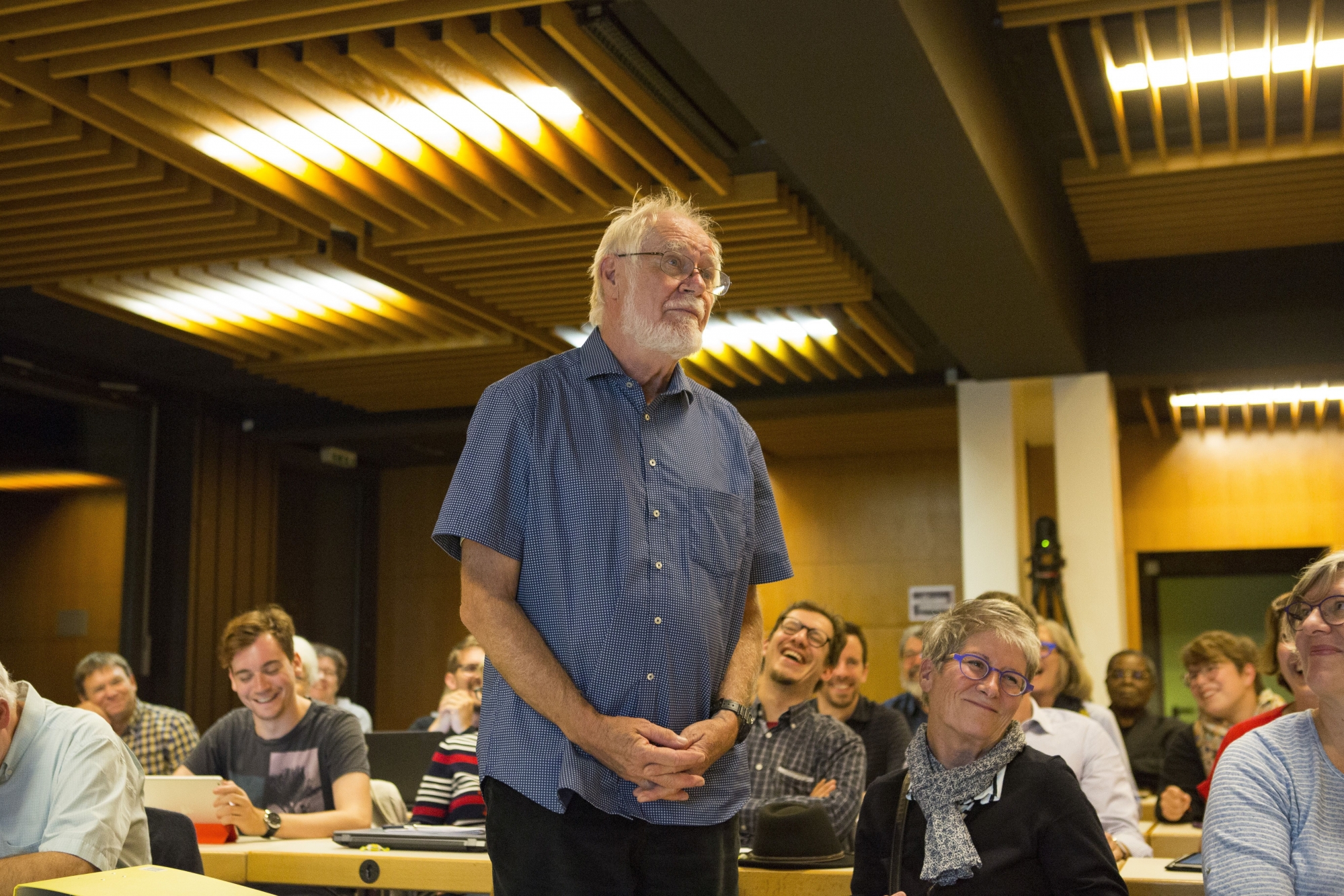 Mercredi 4 octobre 2017, lors du Conseil Communal de Morges au palais Beausobre, Jacques Dubochet, qui vient d'être sacré co-lauréat du prix Nobel de Chimie pour ses travaux en cryo-microscopie électronique, est félicité par les morgiens. Prix Nobel de Chimie