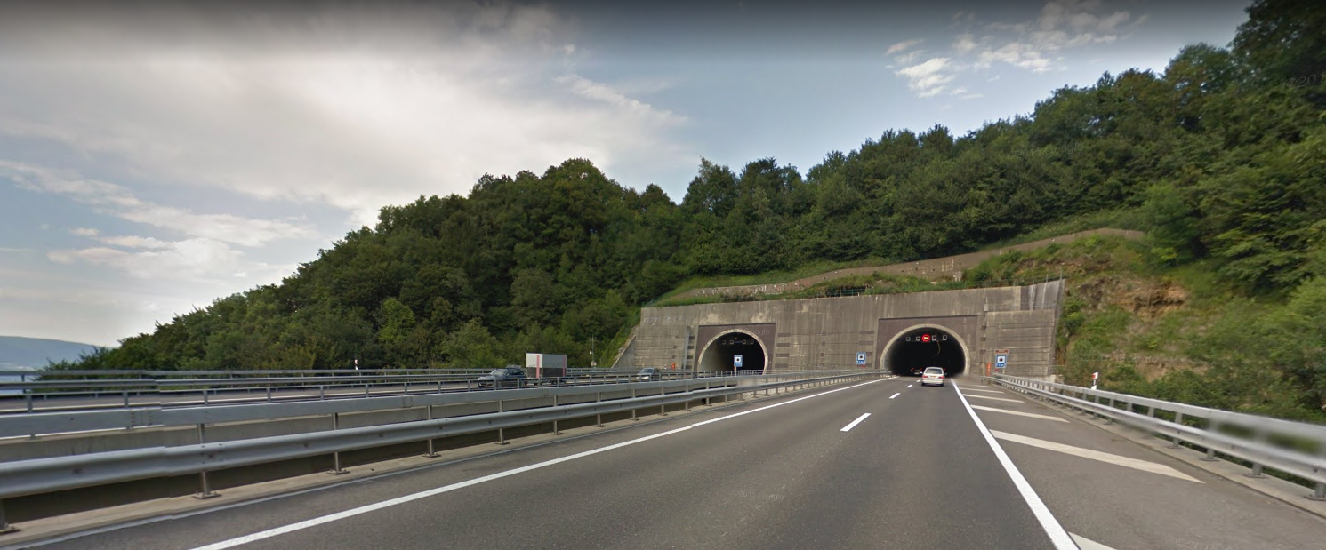 L'accident a eu lieu dans le tunnel d'Arissoules