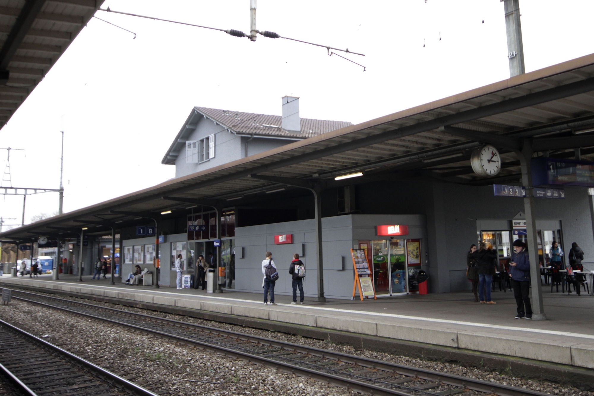 La gare de Nyon.