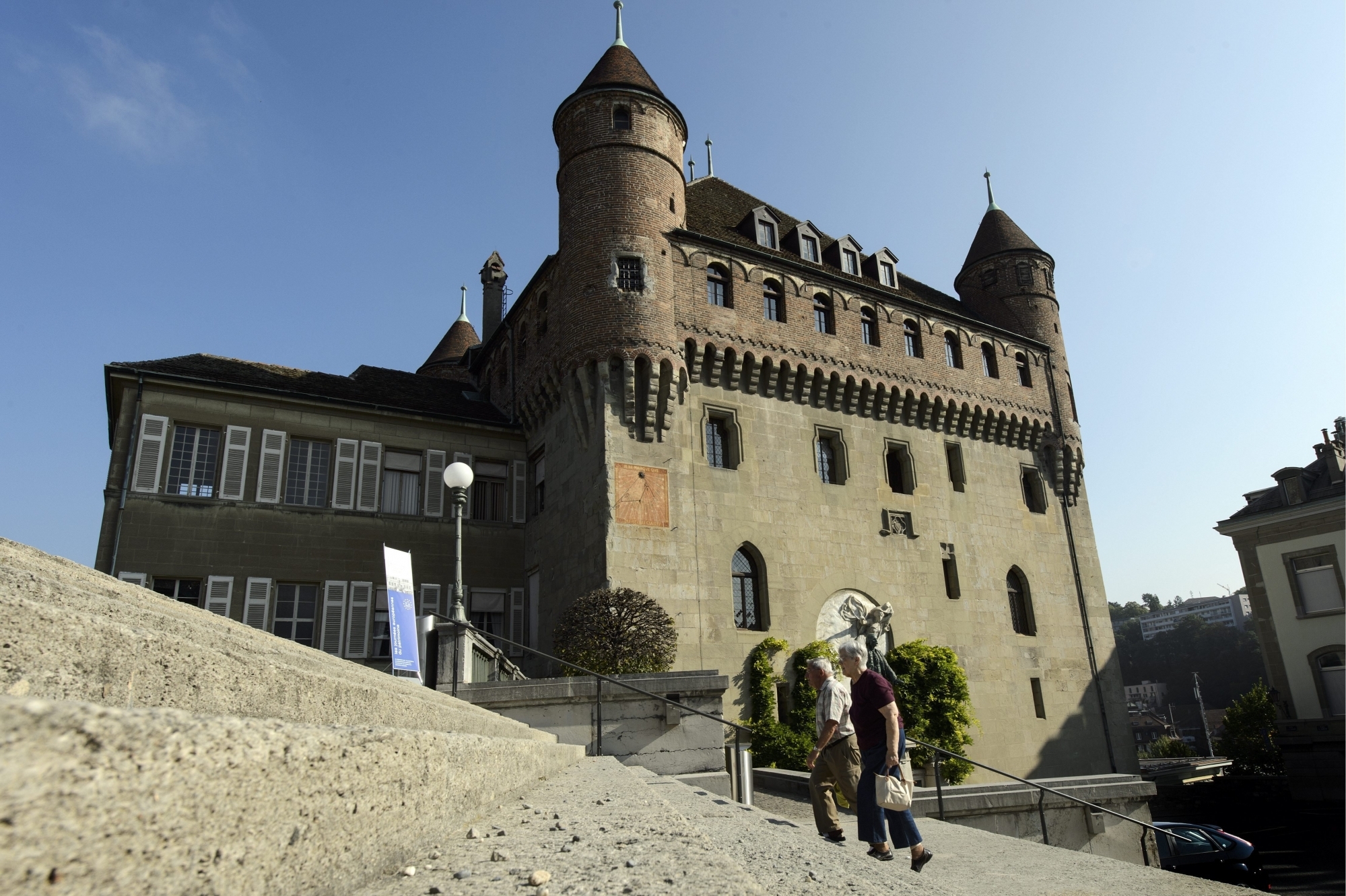 Le Château Saint-Maire à Lausanne, qui abritait le siège du gouvernement vaudois.