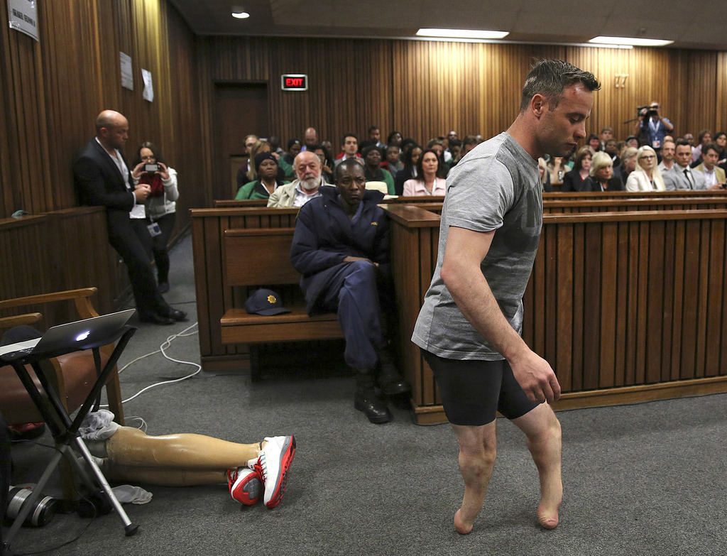 Oscar Pistorius avait abattu sa compagne le 14 février 2013 (archives).