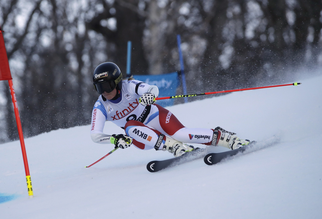 Lara Gut, de retour de blessure, a limité les dégâts dans le camp suisse.