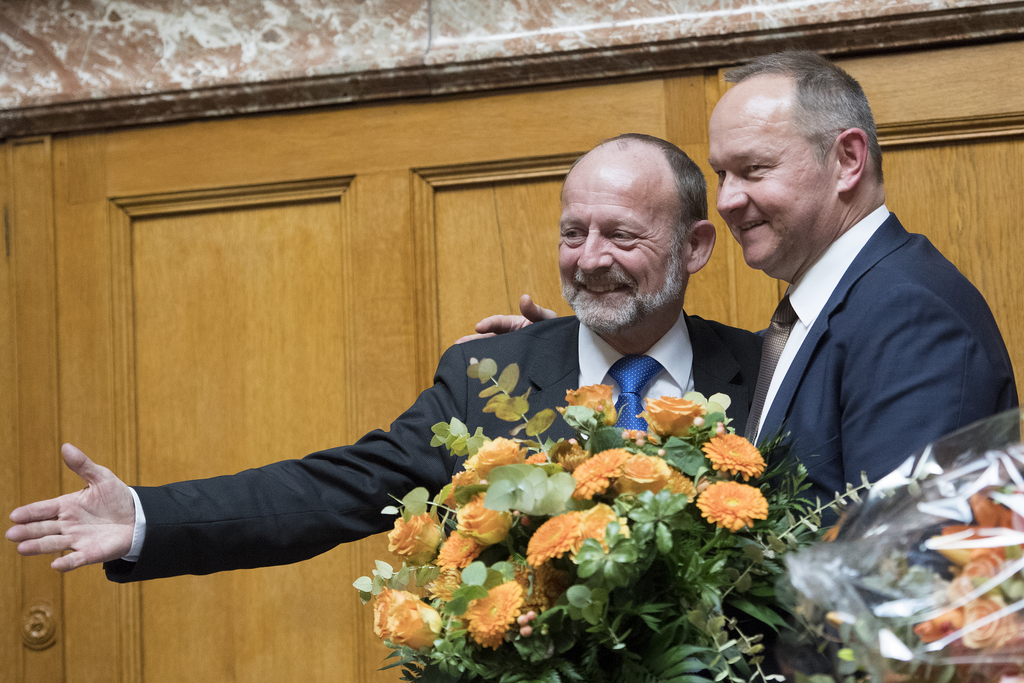 Le démocrate-chrétien fribourgeois a été élu président de la Chambre du peuple pour un an par 160 voix sur 179 bulletins valables.